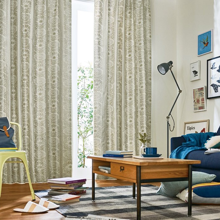 フィンレーソン カーテン1枚 パンダ 北欧